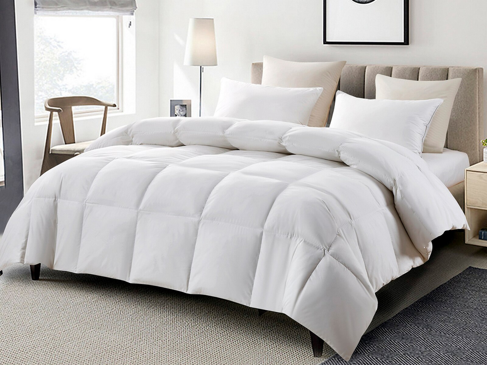 Extra Warmth Goose Feather & Down Fiber Comforter